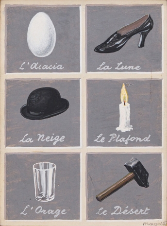 René Magritte, La Clef des Songes, 1952 , The Mayor Gallery