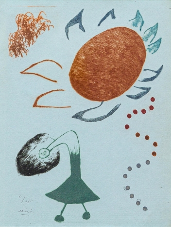 Joan Míro, Untitled from (Au Paradis des Fântomes), 1938, The Mayor Gallery