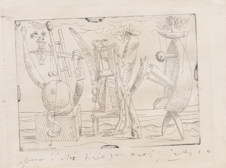 Pablo Picasso, Figure Surrealiste, II (Alternate title: Trois baigneuses), 1933 (22 May) , The Mayor Gallery