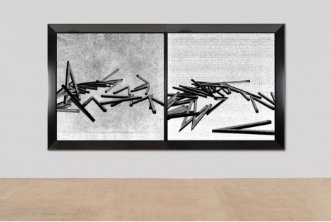 Bernar Venet, Generative Angles Painting, 2024 , Perrotin