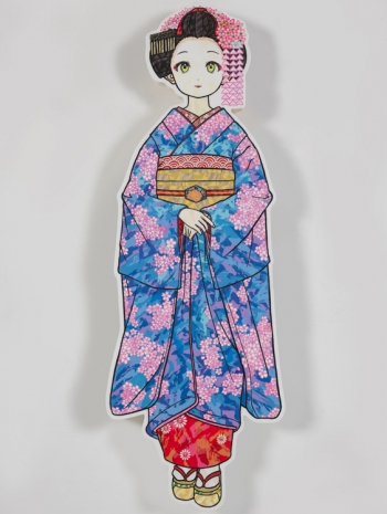 Takashi Murakami, Maiko in Kyoto, Anime-style, 2023-2024 , Perrotin