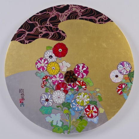 Takashi Murakami, Ogata Korin’s Flowers, 2023 - 2024 , Perrotin