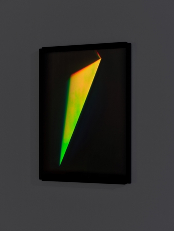 James Turrell, Yellow Triangle with Green Fringe (XXXIV_E), 2017 , Gagosian