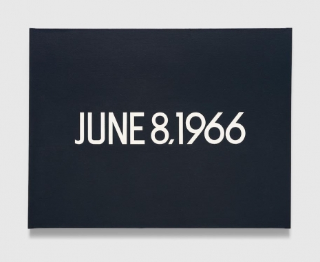 On Kawara, JUNE 8, 1966, , 1966 , David Zwirner