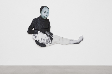 Frida Orupabo , Seated with two hands, 2021 , Galerie Nordenhake