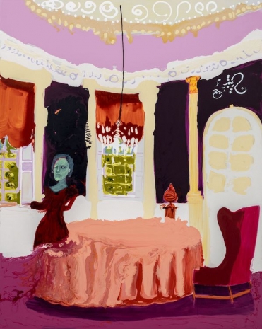 Genieve Figgis, Lady at the window, 2024 , Almine Rech