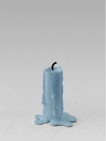 Ugo Rondinone, still.life. (mist blue candle), 2013, Mennour