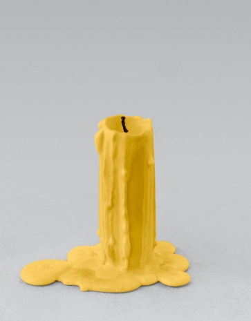 Ugo Rondinone, still.life. (goldenrod candle), 2013, Mennour