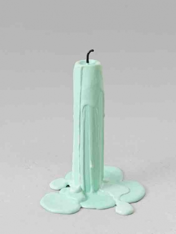 Ugo Rondinone, still.life. (sea blue candle), 2013, Mennour