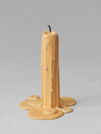 Ugo Rondinone, still.life. (peach candle), 2013 , Mennour