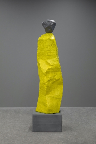 Ugo Rondinone, grey yellow nun, 2024, Mennour