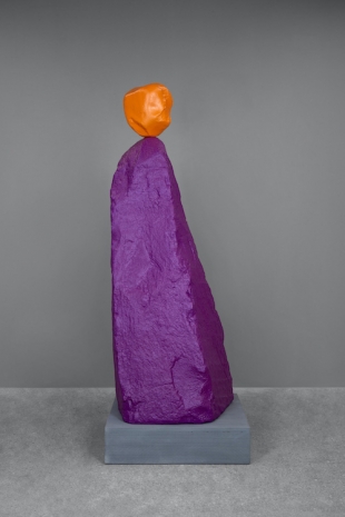 Ugo Rondinone, orange violet nun, 2024, Mennour