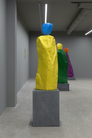 Ugo Rondinone, blue yellow monk, 2024 , Mennour