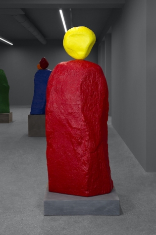 Ugo Rondinone, yellow red monk, 2024 , Mennour