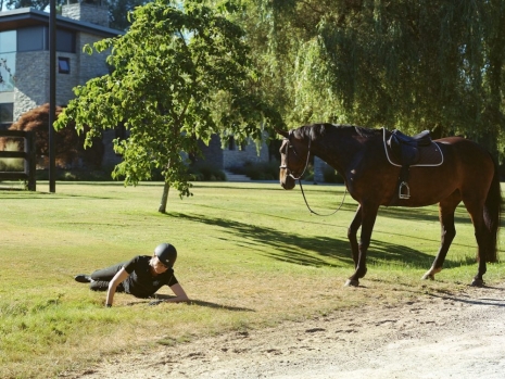 Jeff Wall, Fallen rider, 2022 , Gagosian