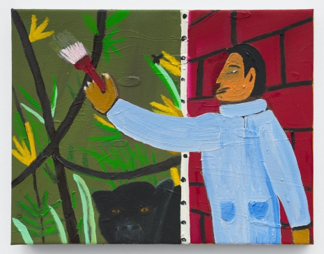 Marcus Jahmal , Jungle Scene, 2024 , Anton Kern Gallery