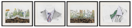 Marcel Odenbach , Untitled (series of 4 collages), 2001 , Anton Kern Gallery