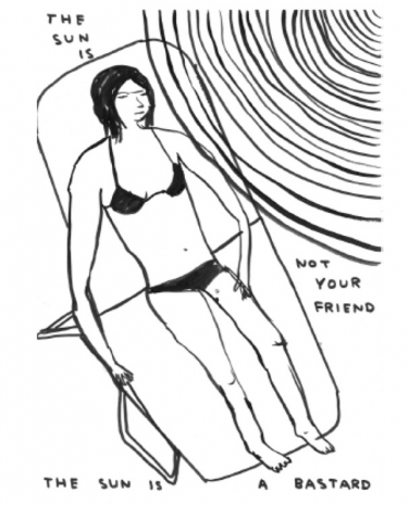 David Shrigley , Untitled (The Sun is Not Your Friend), 2024 , Anton Kern Gallery