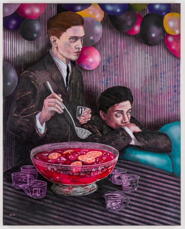 Hernan Bas, Melancholy (the punch bowl), 2024 , Galerie Peter Kilchmann