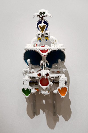 Teppei Kaneuji, White Discharge (Built-up Objects #25), 2013, Roslyn Oxley9 Gallery