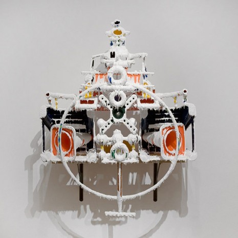 Teppei Kaneuji, White Discharge (Built-up Objects #24), 2013, Roslyn Oxley9 Gallery