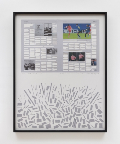 Sung Neung Kyung, Reading newspaper, 2024 , Lehmann Maupin