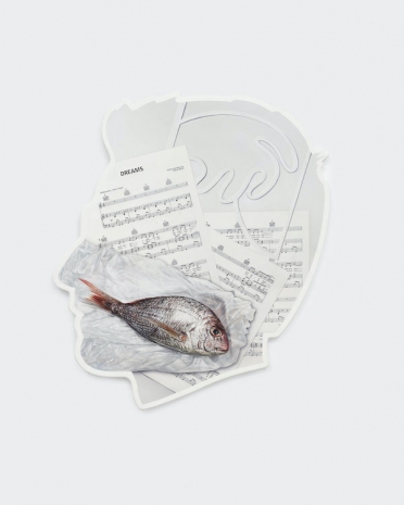 Alex Israel, Self-Portrait (Still Life with Fish, Dreams and Wave), 2023 , Almine Rech