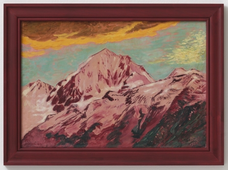 J.F. Willumsen, Bjergtinder, Schweiz, 1926 , Galleri Bo Bjerggaard