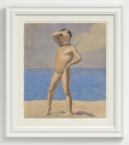 J.F. Willumsen, Dreng på stranden. Skagen, 1902 , Galleri Bo Bjerggaard