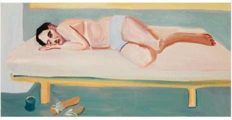 Chantal Joffe , The Eel, 2023 , Galleri Bo Bjerggaard