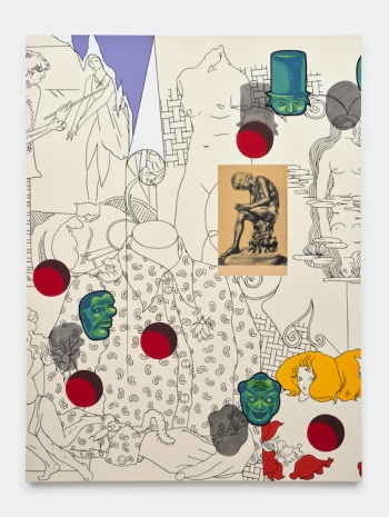 Caitlin Keogh, Procession Painting, Bugs and Boy, 2024 , Bortolami Gallery