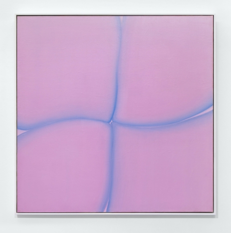 Huguette Caland, Bribes de corps (Pink Feeling Blue), 1973 , Mennour