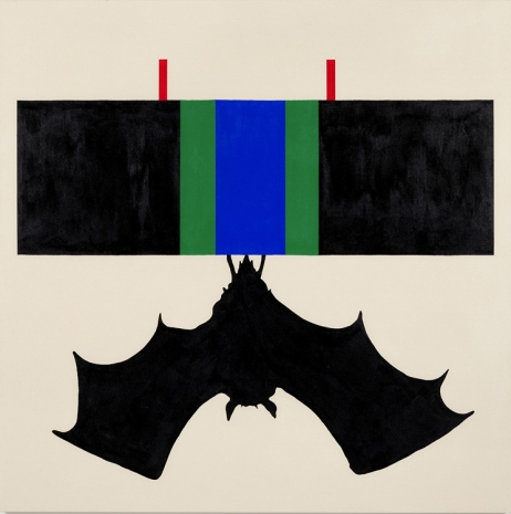 Samson Kambalu, Bat Down Nation Green, 2022, Galerie Elisabeth & Reinhard Hauff