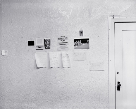 James Welling, Jack Goldstein’s studio wall, third floor, the Pacific Building, 1977 , Galerie Buchholz