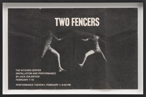 Jack Goldstein, Two Fencers, , Galerie Buchholz