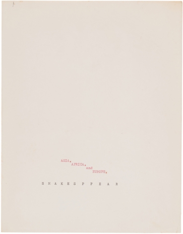 Jack Goldstein, Untitled (writings), 1988 , Galerie Buchholz