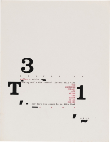 Jack Goldstein, Untitled (writings), 1988 , Galerie Buchholz