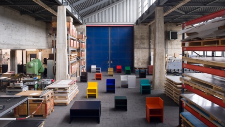 Lehni Factory, Donald Judd Furniture, Dübendorf, 2023, Hauser & Wirth