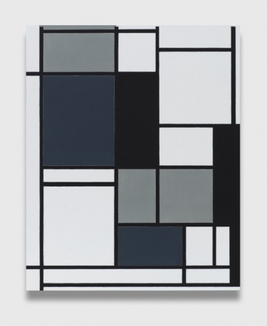 Sherrie Levine, After Piet Mondrian Black and White: 2, 2024 , Galerie Buchholz