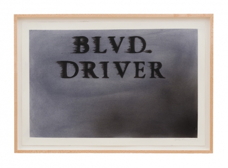 Ed Ruscha , BLVD. DRIVER, 2024 , Gagosian