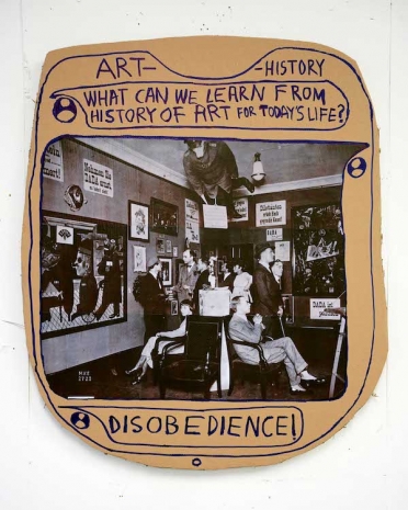 Thomas Hirschhorn, Art-History-Plaque VI, 2024, Galerie Chantal Crousel