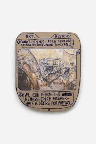 Thomas Hirschhorn, Art-History-Plaque XI, 2024, Galerie Chantal Crousel