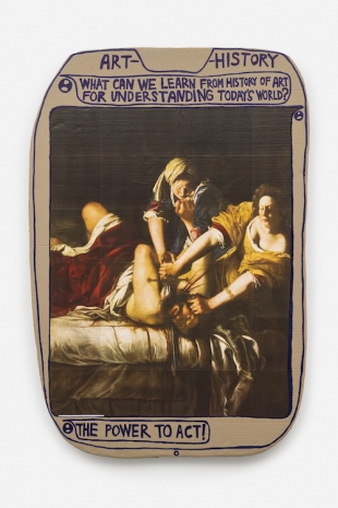 Thomas Hirschhorn, Art-History-Plaque XXV, 2024, Galerie Chantal Crousel