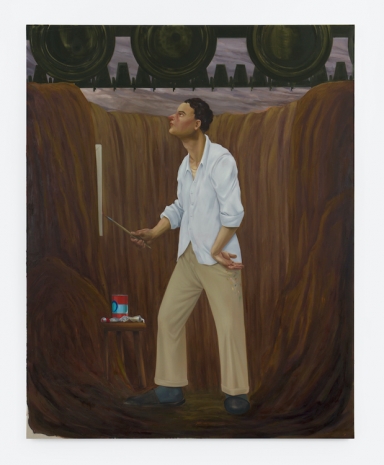 Nicole Eisenman, Fiddle V. Burns, 2024 , Sadie Coles HQ