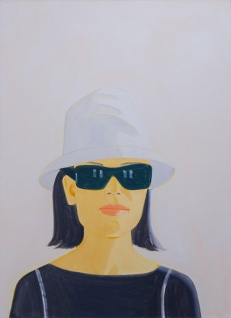 Alex Katz, Ada with White Hat and Sunglasses, 2007 , López de la Serna centro de arte contemporáneo