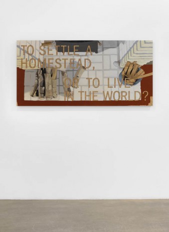 Andrea Zittel, To Settle a Homestead or to Live in the World?, 2013, MASSIMODECARLO