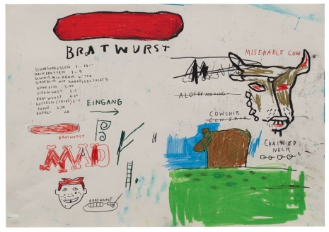 Jean-Michel Basquiat, Bull Show Two, 1983 , Hauser & Wirth