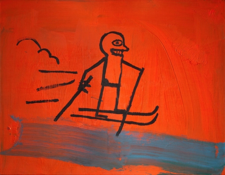 Jean-Michel Basquiat, Skifahrer, 1983 , Hauser & Wirth