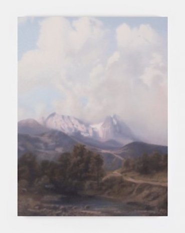 Paul Winstanley, Landscape with Clouds II, 2024, Kerlin Gallery