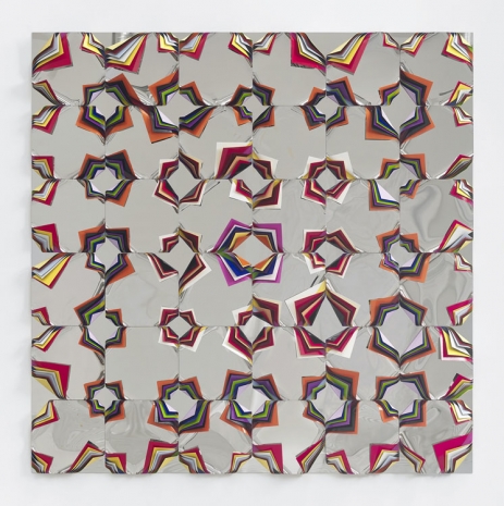 Jim Lambie , Metal Box (Kaleidoscope) Rhapsody, 2024, Anton Kern Gallery